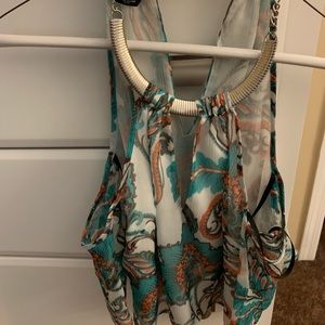 Bebe cold shoulder top